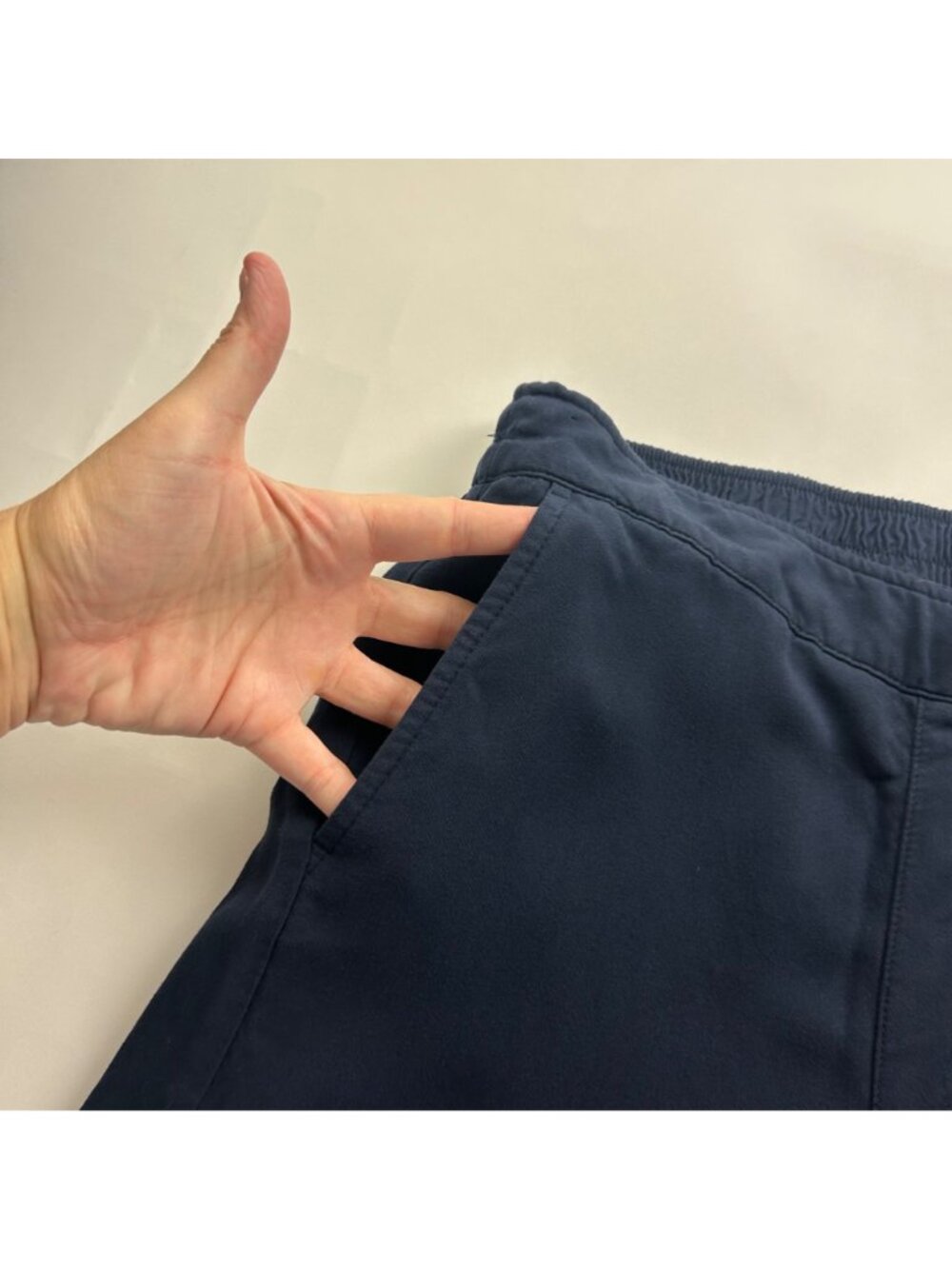 Old Navy Dark Blue Challis Soft Wide Leg Pant M - Picture 3 of 7